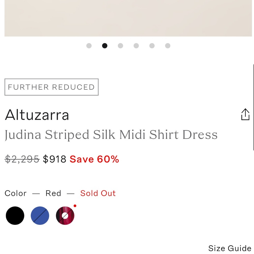 Altuzarra Judina Striped Silk Midi Shirt Dress - Picture 12 of 14